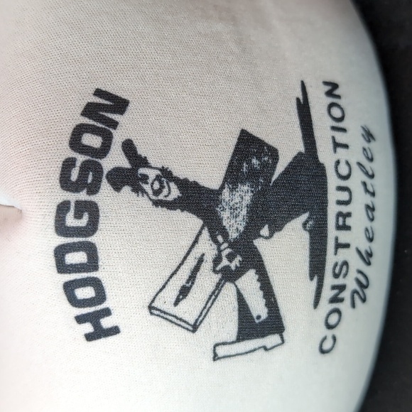 Hodgson Construction Wheatley Men's Black Mesh, Snapback Trucker Hat. - Picture 2 of 8